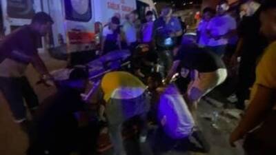 Hatay’ın Payas ilçesinde karşıdan karşıya geçmeye çalışan bir yayaya otomobilin