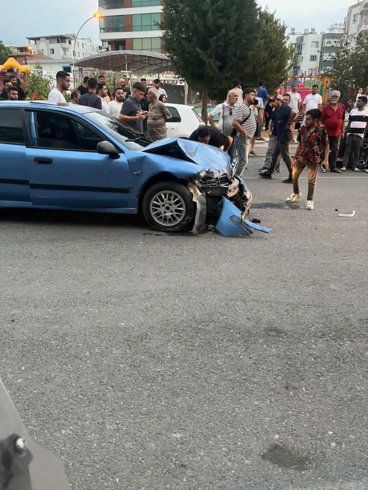Hatay’ın Dörtyol ilçesinde asker uğurlaması için oluşturulan konvoyda meydana gelen
