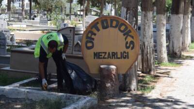 Hatay Büyükşehir Belediyesi (HBB), kent genelindeki mezarlıklarda vatandaşların huzurlu ve