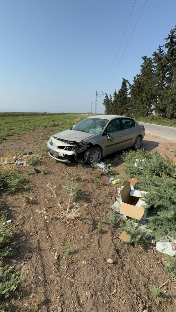 Hatay’ın Kumlu ilçesinde otomobille motosikletin çarpıştığı kazada, motosiklet sürücüsü İbrahim