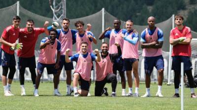 Kayseri kampında tempoyu artıran Hatayspor’da Teknik Direktör Murat Şahin, futbolcuların