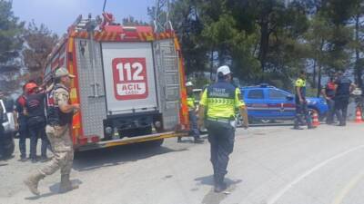 Hatay’ın Dörtyol ilçesine bağlı Çökek Yaylası’nda meydana gelen motosiklet kazasında