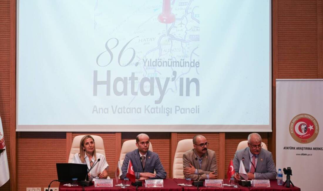 Hatay Mustafa Kemal Üniversitesi’nde açılan Atatürk Kitaplığı ve düzenlenen panelle,