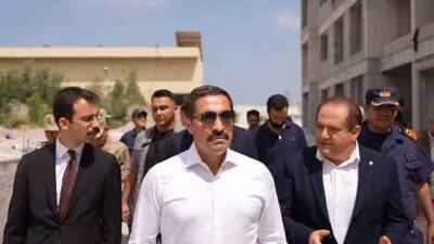 Hatay Valisi Mustafa Masatlı, Belen ilçesindeki Sahil Güvenlik Komutanlığı Lojmanları