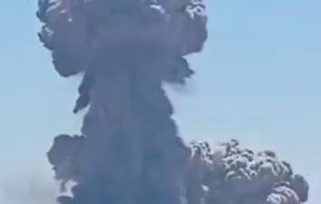 Suriye’nin İdlib kentinde meydana gelen mühimmat deposu patlaması, Hatay’ın sınır