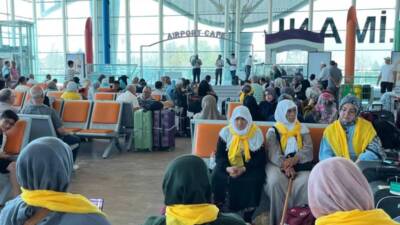 Hatay’dan kutsal topraklara gidecek 75 kişilik umre kafilesi, dualar ve