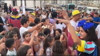 Hatay’ın Antakya ilçesinde çocuklara moral ve neşe dolu bir gün