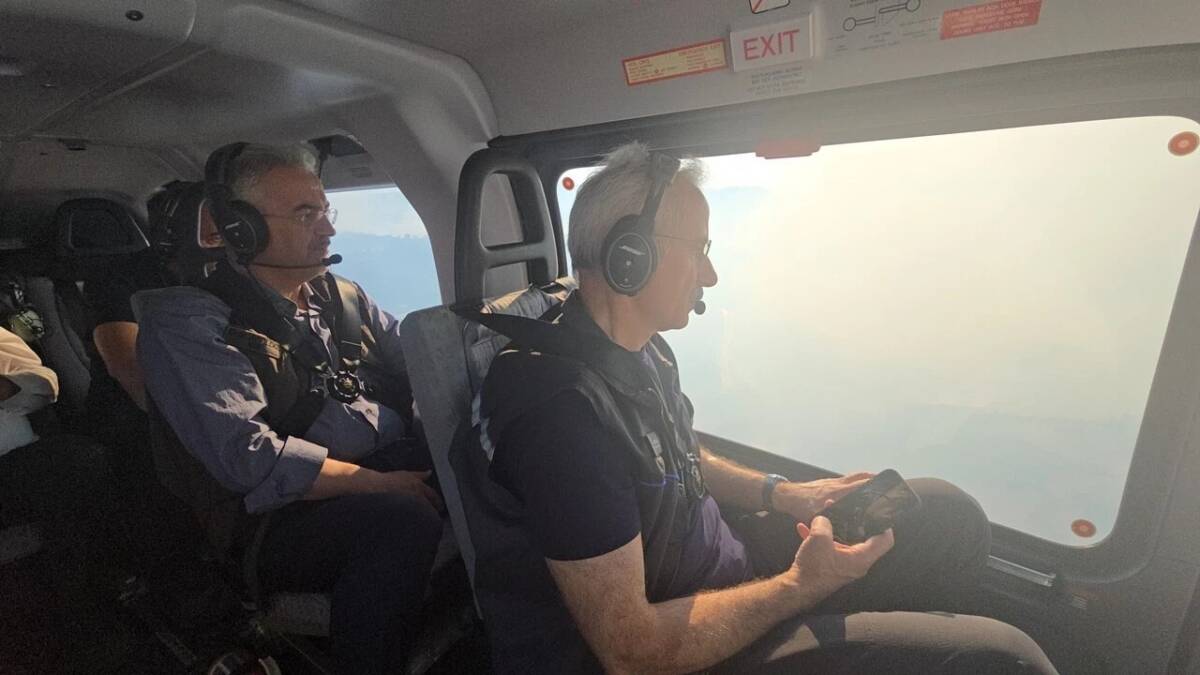 Bursa’nın Gürsu ilçesinde etkili olan orman yangını, Ulaştırma ve Altyapı