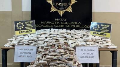 Hatay Emniyet Müdürlüğü ekipleri, uyuşturucu imal ve ticaretine yönelik kararlı