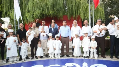 Hatay’da Vakıflar Bölge Müdürlüğü tarafından 23 çocuk için sünnet şöleni