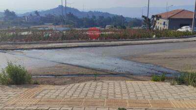 Antakya – Gülderen TOKİ girişindeki ana kavşakta aylardır devam eden