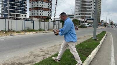 Hatay’ın İskenderun ve Arsuz ilçelerini birbirine bağlayan yoğun trafikli yolda,