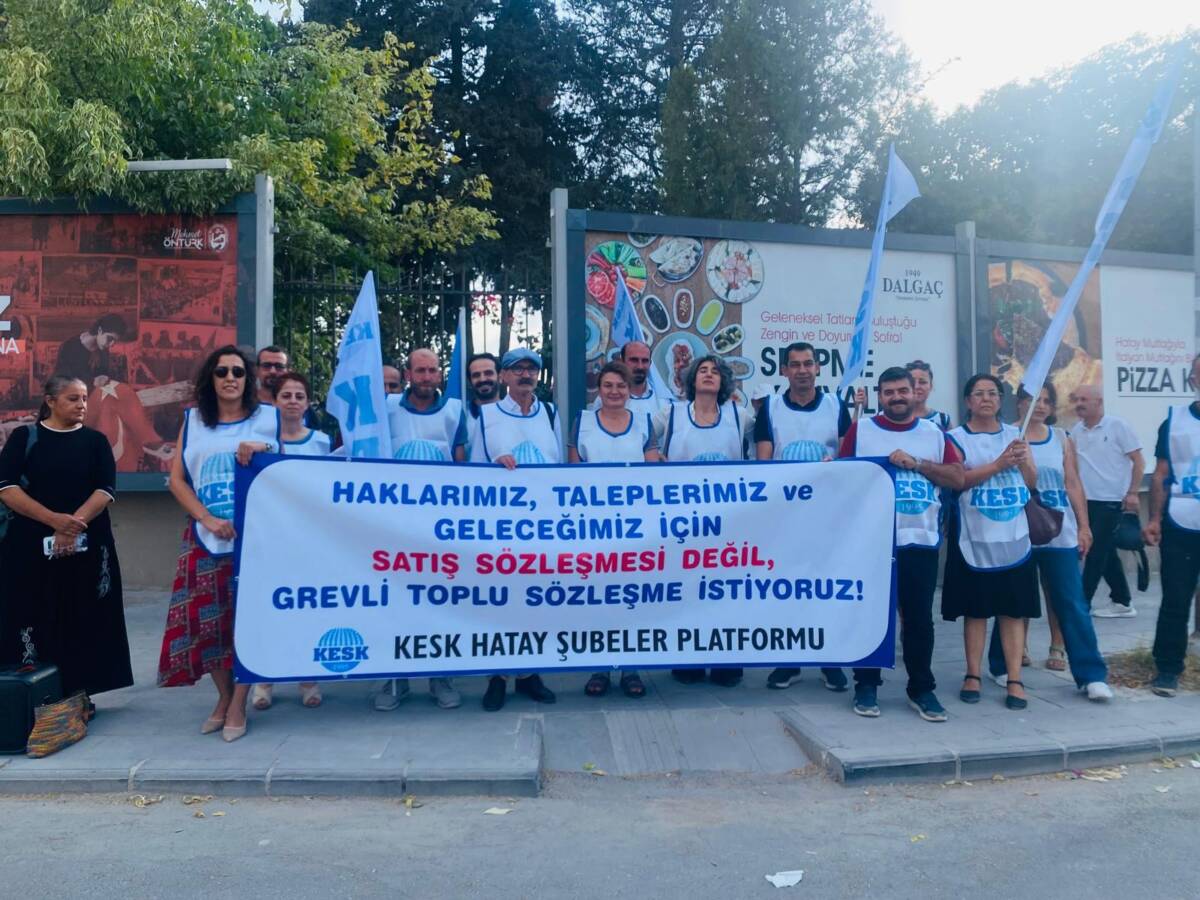 KESK Hatay Şubeler Platformu, 1 Ağustos’ta başlayacak 8. Dönem Toplu