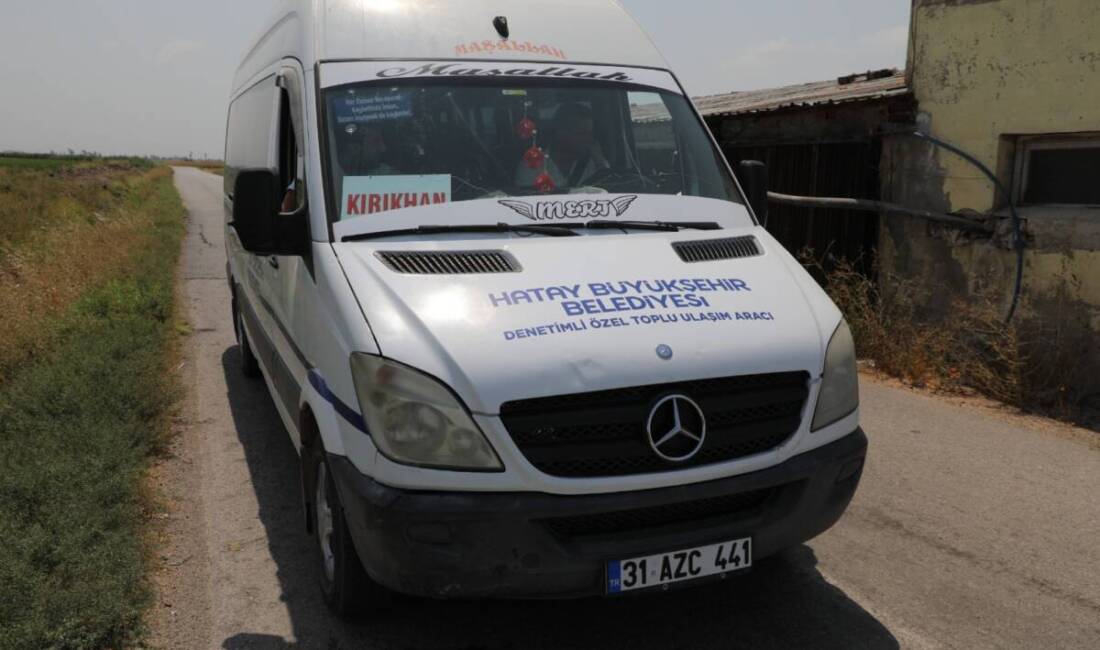 Hatay Büyükşehir Belediyesi (HBB), toplu ulaşım hizmetiyle ilk kez tanışan