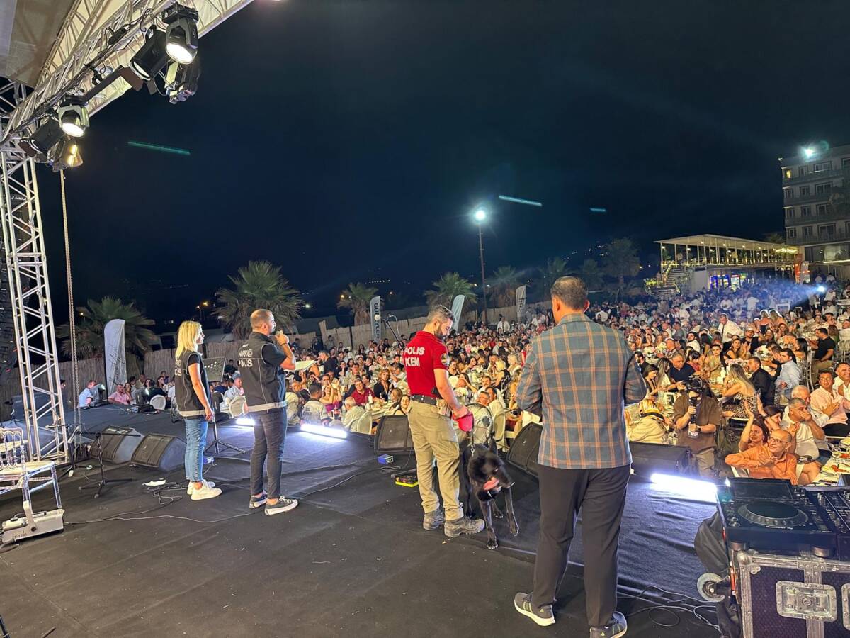 Hatay Emniyet Müdürlüğü, 28 Haziran 2025 tarihinde Arsuz’da düzenlenen iki