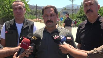 Hatay’ın Dörtyol ilçesi Kırmızı Burun ile Şelale piknik alanı mevkisinde