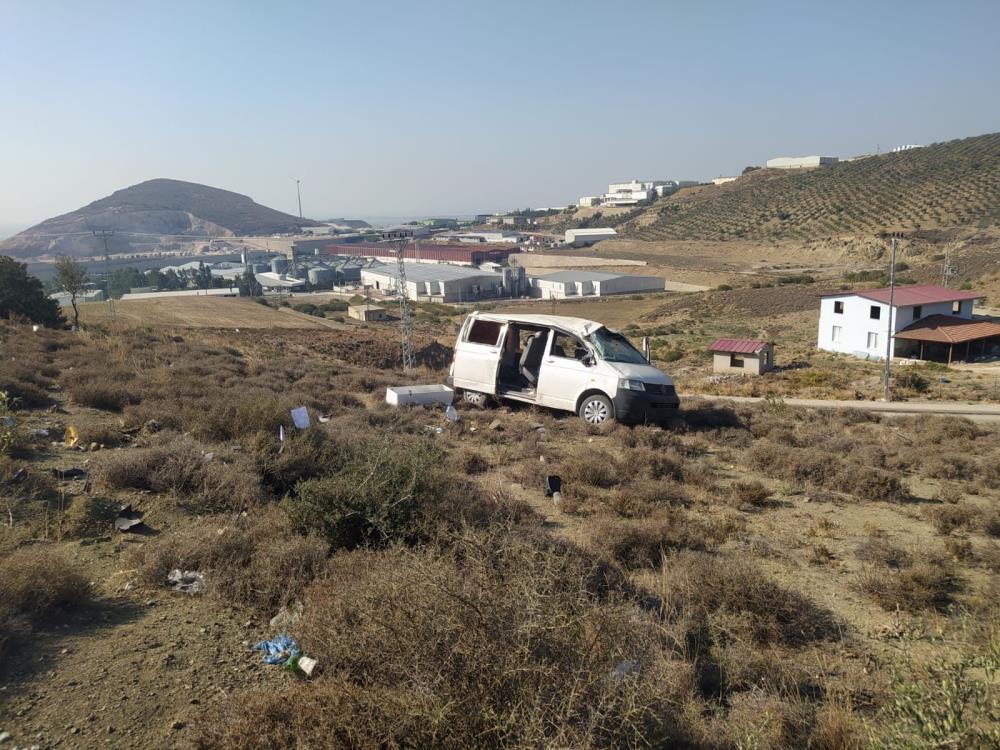 Hatay’ın Belen ilçesinde meydana gelen trafik kazasında, direksiyon hakimiyetini kaybeden