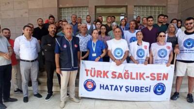 Hatay’ın İskenderun ilçesinde bir sağlık çalışanına yönelik gerçekleşen saldırı, meslektaşları