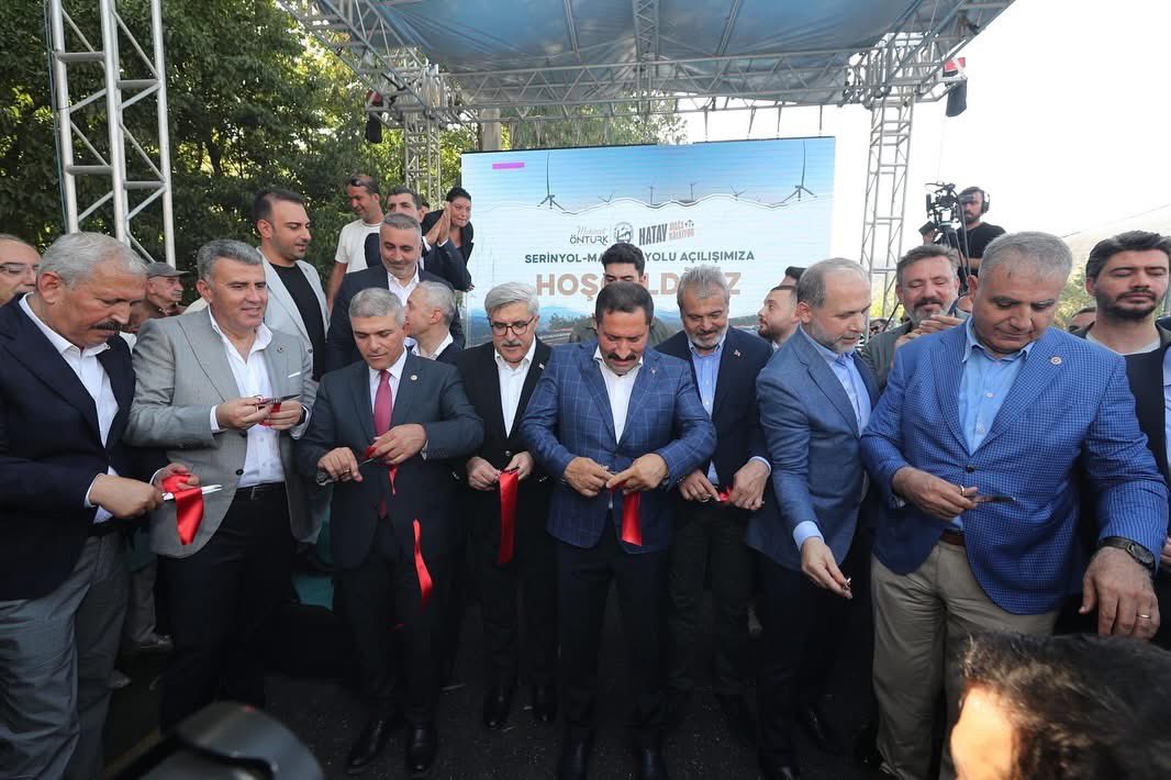 Hatay Büyükşehir Belediyesi tarafından yapımı tamamlanan Serinyol-Madenli kara yolu hizmete
