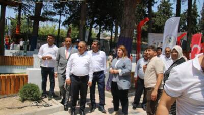 Hatay’ın Altınözü ilçesinde yapımı tamamlanan Macera Parkı, düzenlenen törenle vatandaşların