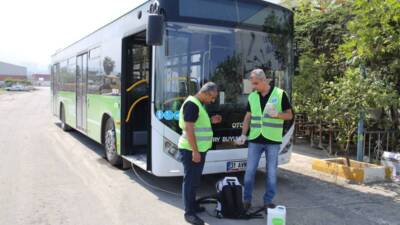 Hatay Büyükşehir Belediyesi, Ulaşım Dairesi Başkanlığı bünyesinde toplu ulaşım araçlarında