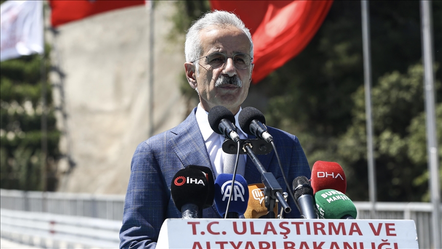 Ulaştırma ve Altyapı Bakanı Abdulkadir Uraloğlu, Bursa’da Doğancı Tüneli ve