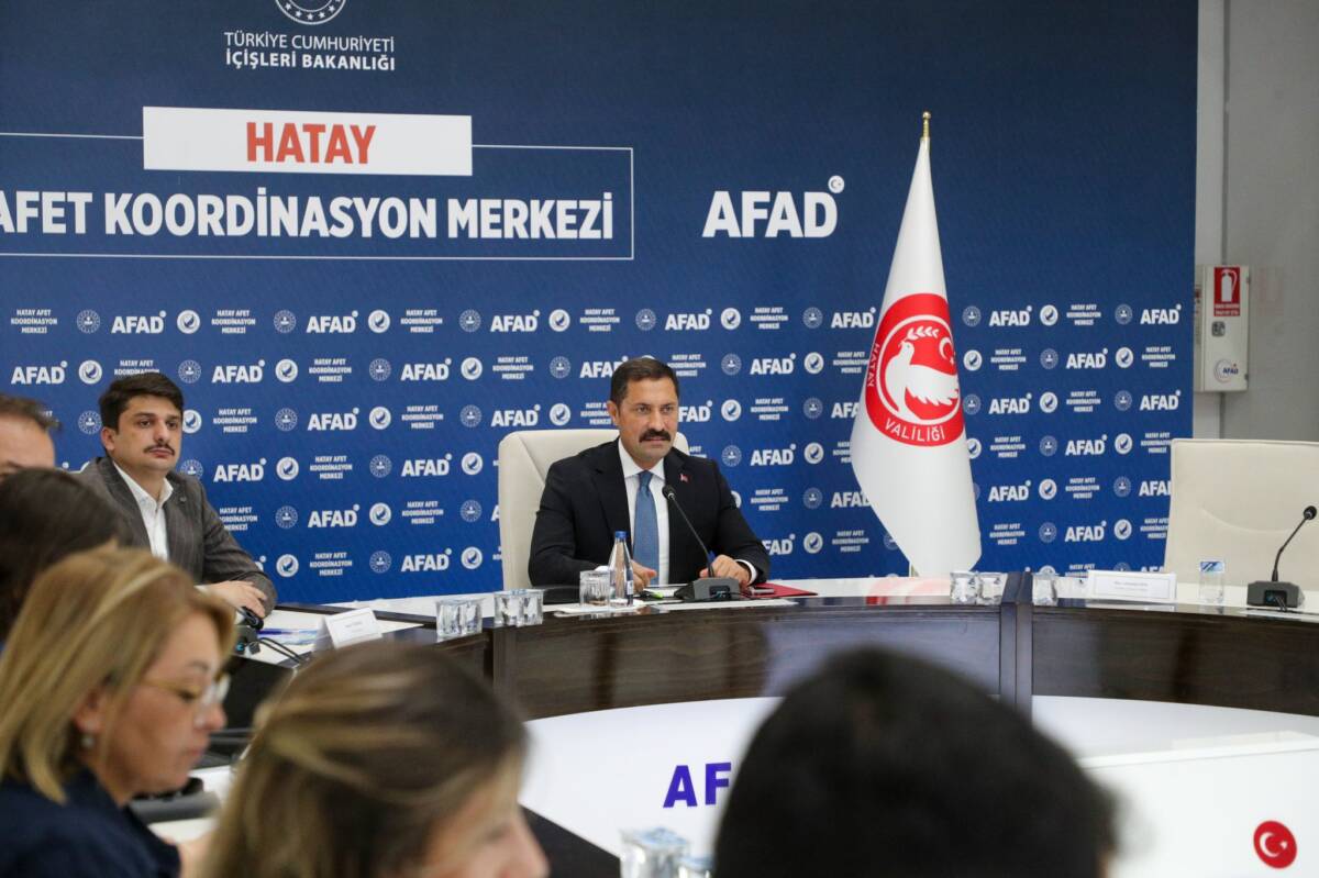 Hatay Valisi Mustafa Masatlı'nın başkanlığında düzenlenen “İl Tanıtım ve Geliştirme