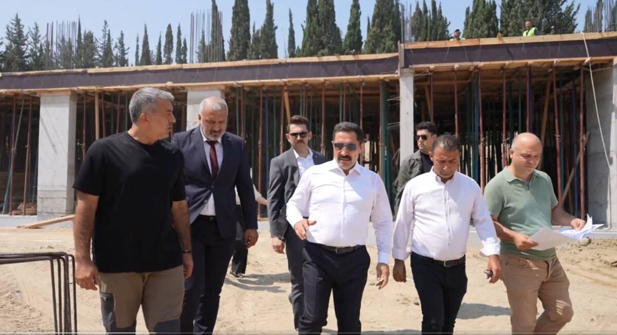 Hatay Valisi Mustafa Masatlı, yapımı süren Aile ve Sosyal Hizmetler