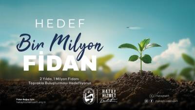 Hatay Büyükşehir Belediyesi ve Hatay Hizmet Vakfı, orman yangınlarının tahrip