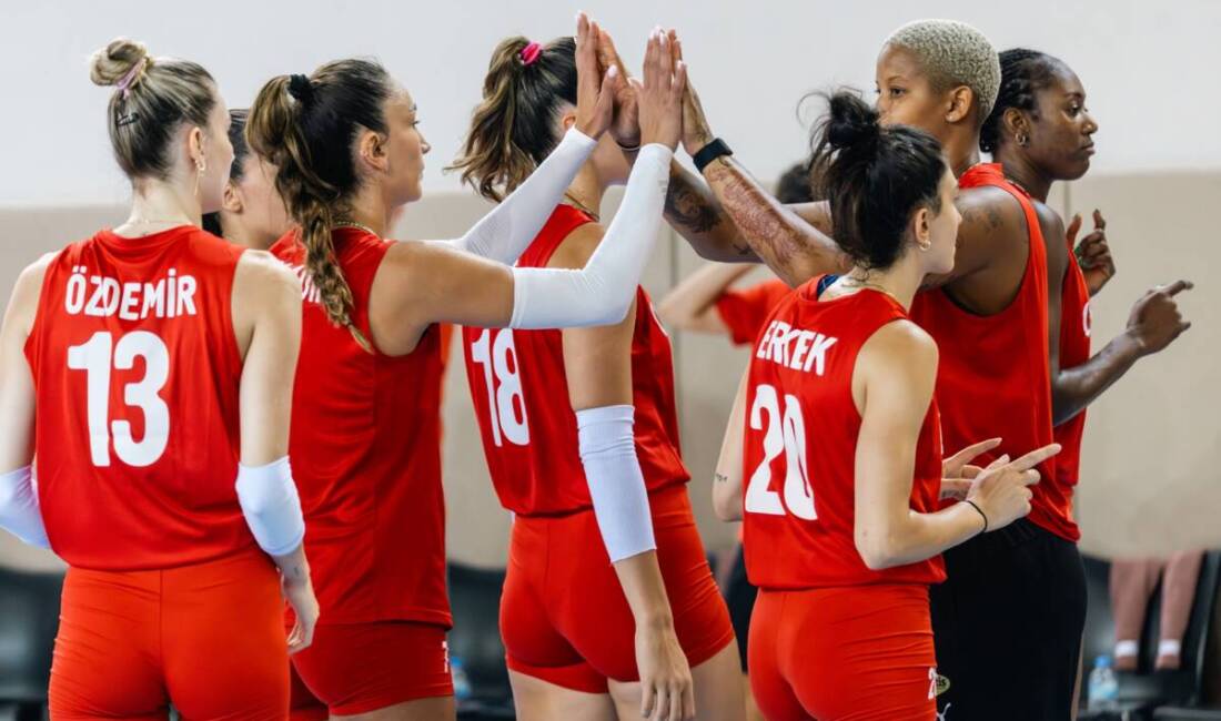 A Milli Kadın Voleybol Takımı, Dünya Şampiyonası hazırlıkları kapsamında Sırbistan