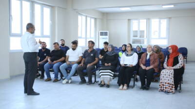 Hatay’ın Antakya ilçesinde cenaze hizmetleri alanında düzenlenen eğitimi başarıyla tamamlayan