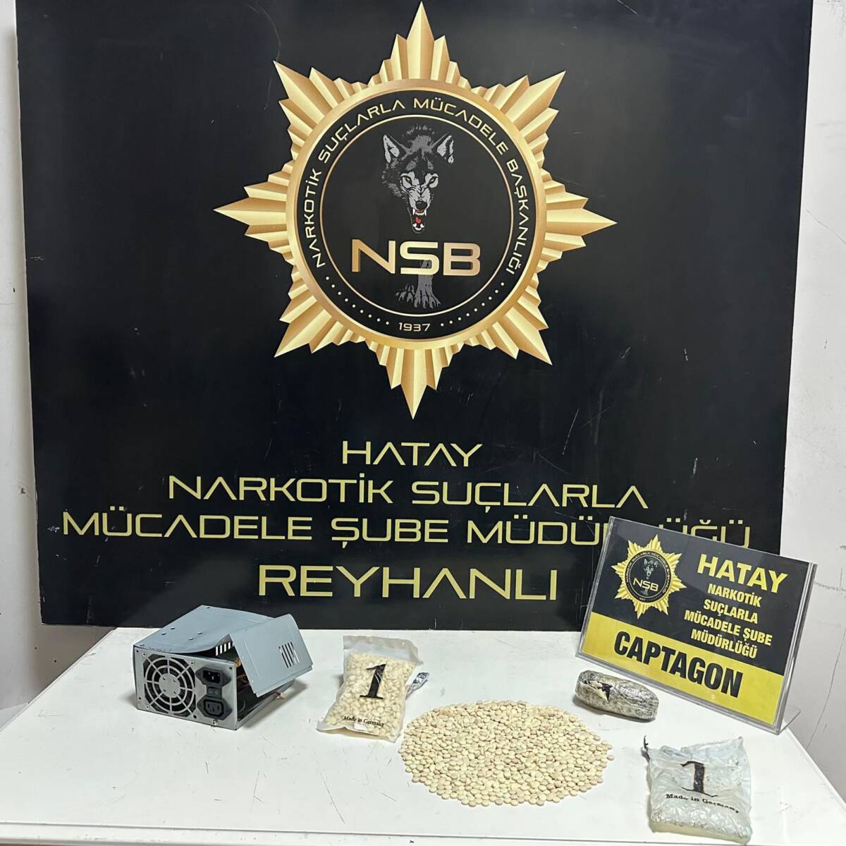 Hatay Emniyet Müdürlüğü ekipleri, uyuşturucu madde imal ve ticaretine yönelik