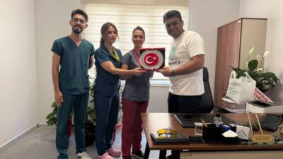 Hatay’da sağlık kurumlarına yeni atanan yöneticilere yönelik hayırlı olsun ziyaretleri