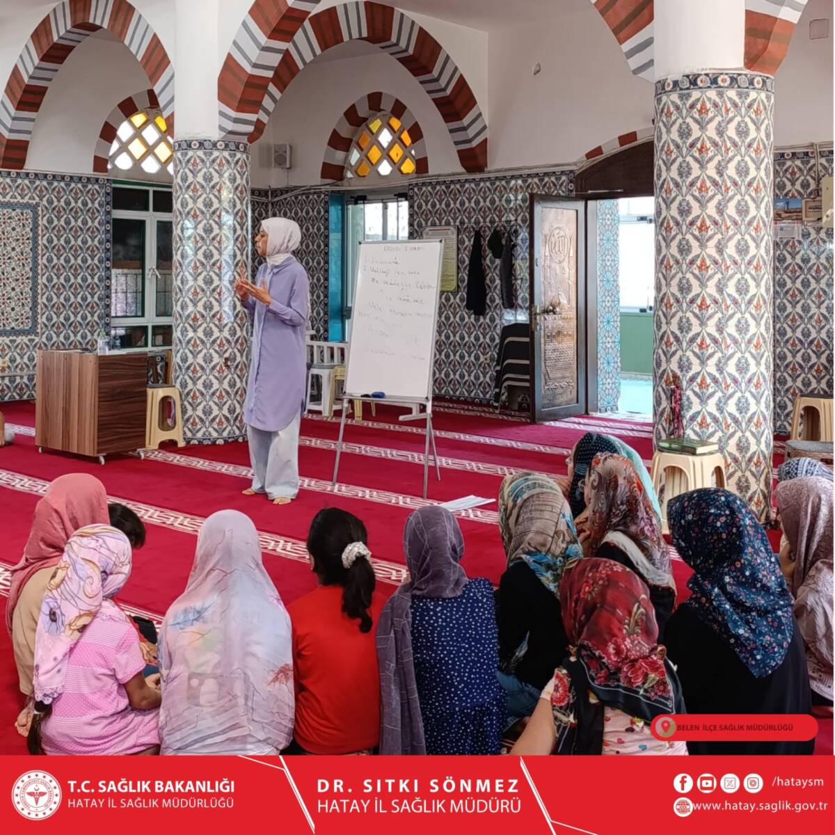 Belen İlçe Sağlık Müdürlüğü, sağlıklı yaşam bilincini artırmak amacıyla “Sağlıklı