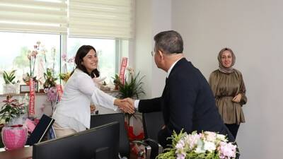 Dörtyol Belediye Başkanı Dr. Bahadır Amaç, Dörtyol Devlet Hastanesi’ni ziyaret