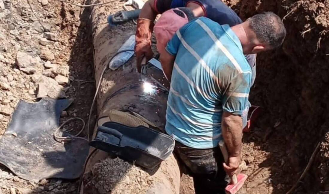 Hatay Büyükşehir Belediyesi Su ve Kanalizasyon İdaresi (HATSU), İskenderun’da meydana