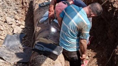 Hatay Büyükşehir Belediyesi Su ve Kanalizasyon İdaresi (HATSU), İskenderun’da meydana