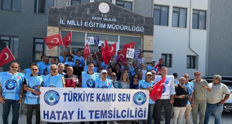 Hatay’dan Ankara’ya Hak Mücadelesi Sesi Yükseldi Memur-Sen’in çağrısıyla Ankara’da gerçekleştirilen “Büyük Ankara Mitingi”ne Hatay’dan da destek