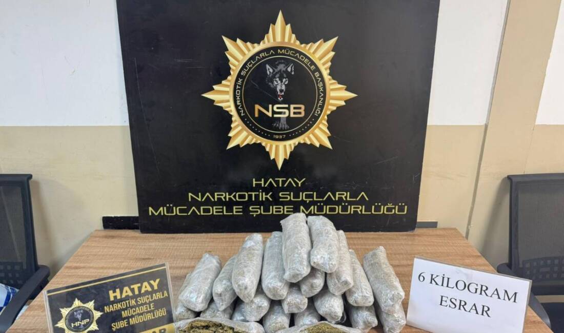 Hatay Emniyet Müdürlüğü ekiplerinin uyuşturucu imal ve ticaretine karşı yürüttüğü
