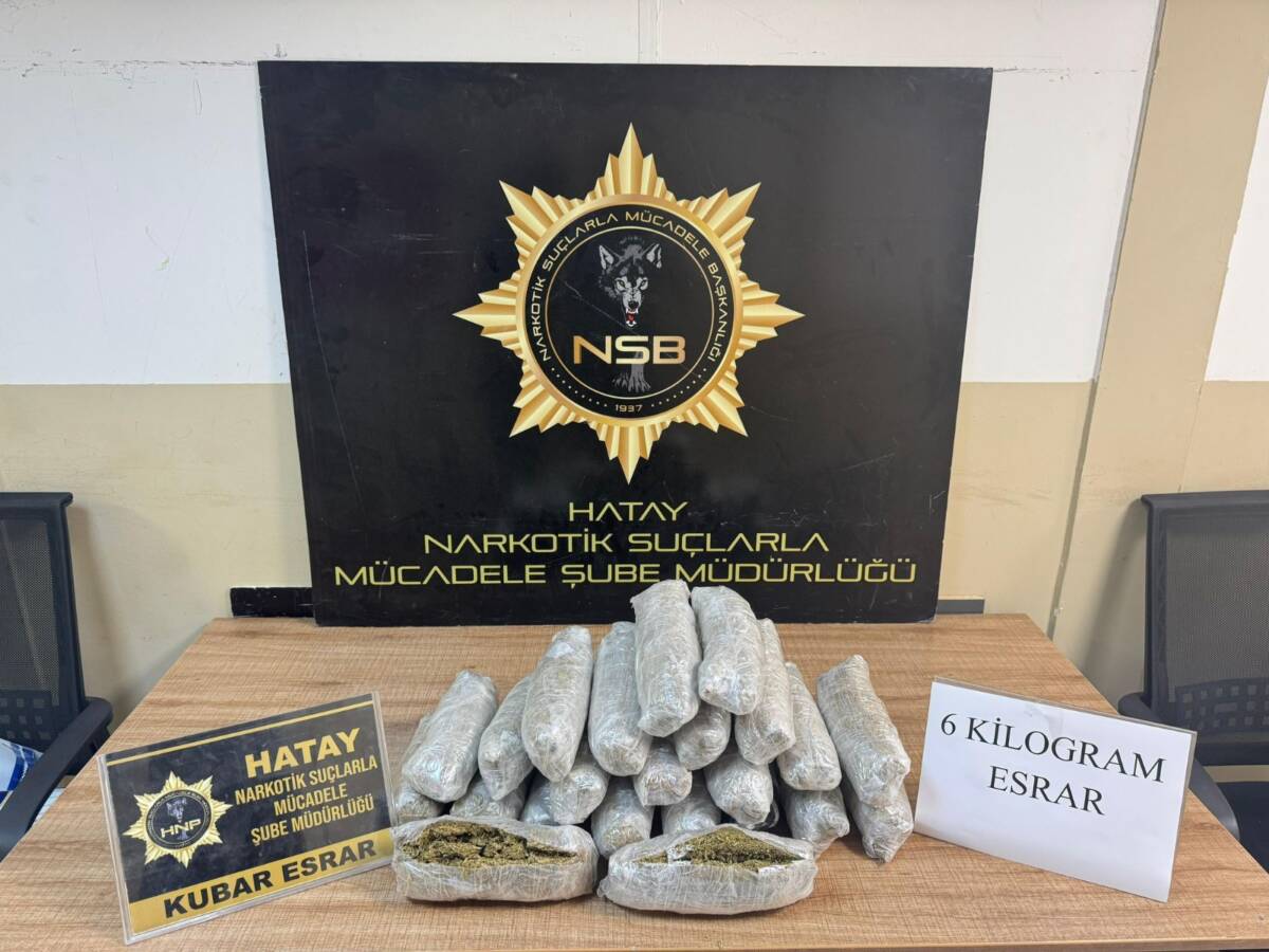 Hatay Emniyet Müdürlüğü ekiplerinin uyuşturucu imal ve ticaretine karşı yürüttüğü