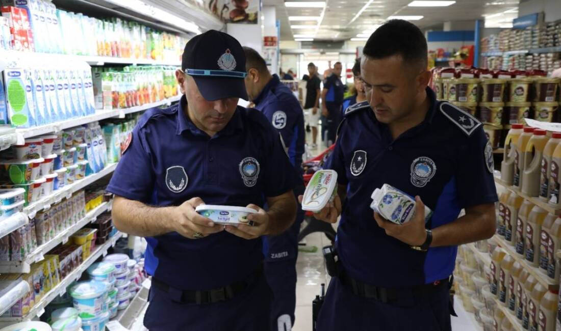 Zabıta ekiplerinden market ve fırınlara yakın takip Hatay Büyükşehir Belediyesi (HBB), il genelinde halk sağlığını korumak