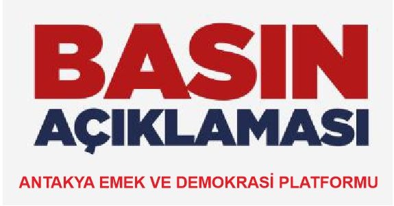 Antakya Emek ve Demokrasi Platformu, Suriye’de Alevilere yönelik yaşanan katliamların