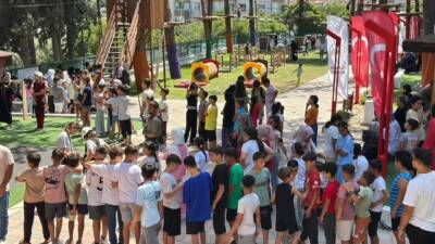 Hatay’ın doğa harikası ilçesi Altınözü’nde hizmet veren Altınözü Macera Parkı,