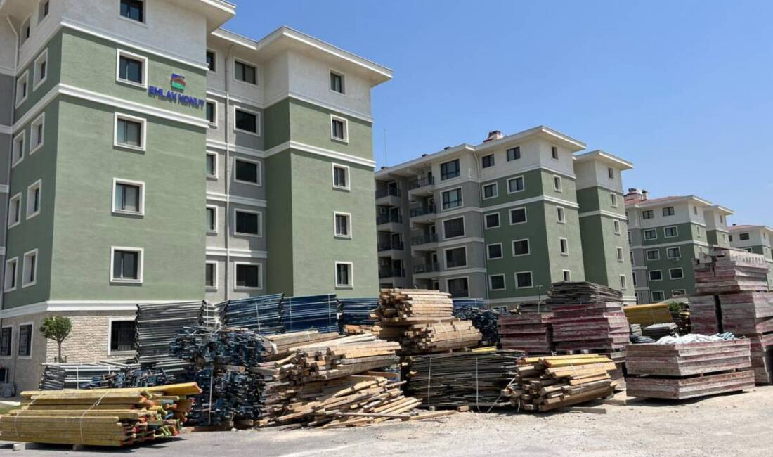 Hatay’da depremin yerle bir ettiği 600 Konutlar bölgesi, yerinde dönüşümle