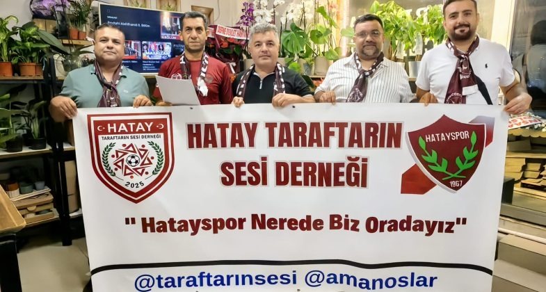 Hataylı gurbetçilerin desteğiyle kurulan Taraftarın Sesi Derneği’nden, Hatayspor yönetimine çok