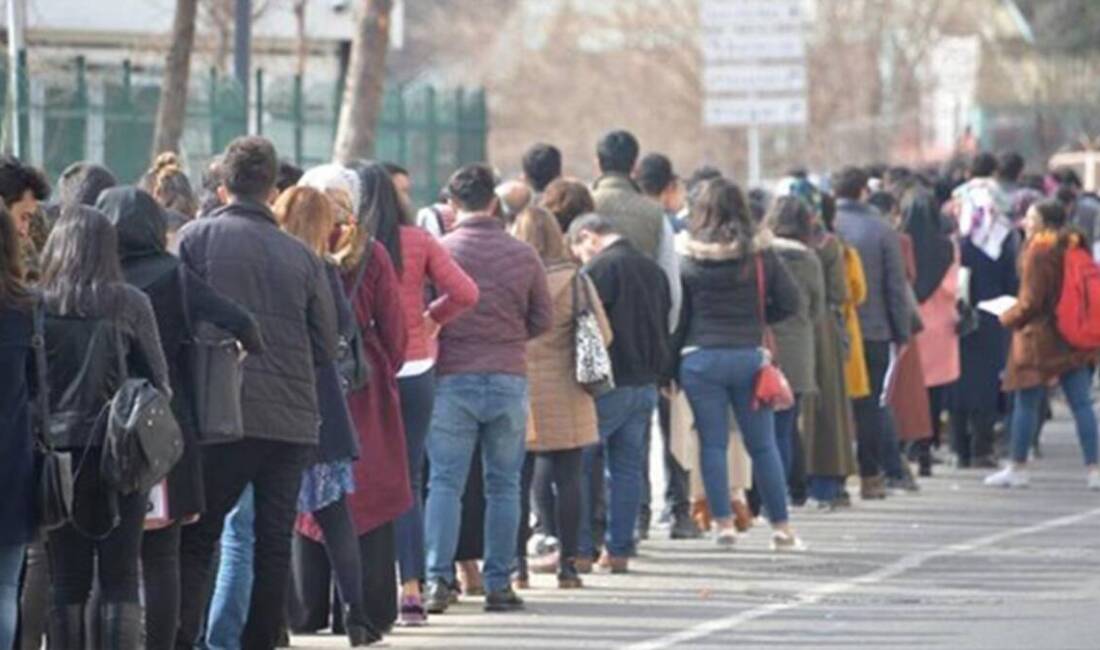 Türkiye’de kayıtlı işsiz sayısı temmuz ayında bir önceki aya göre