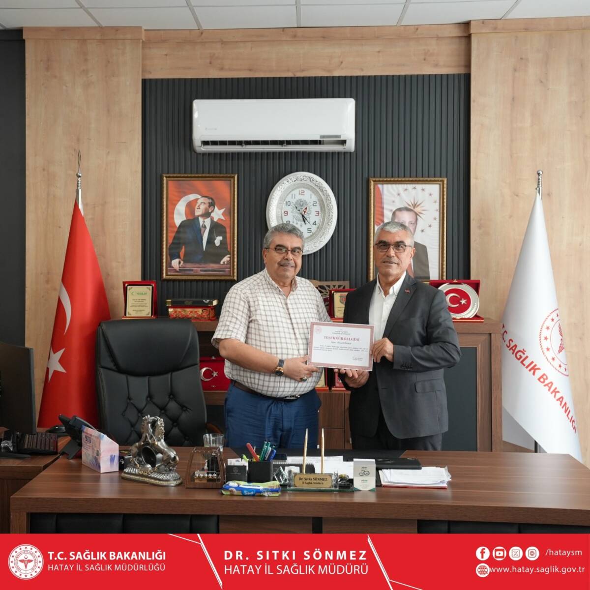 Hatay İl Sağlık Müdürlüğü bünyesinde Halk Sağlığı Başkan Yardımcılığı görevinde