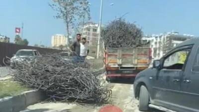6 Şubat depremi sonrası yürütülen enkaz kaldırma çalışmalarında kullanılan hafriyat