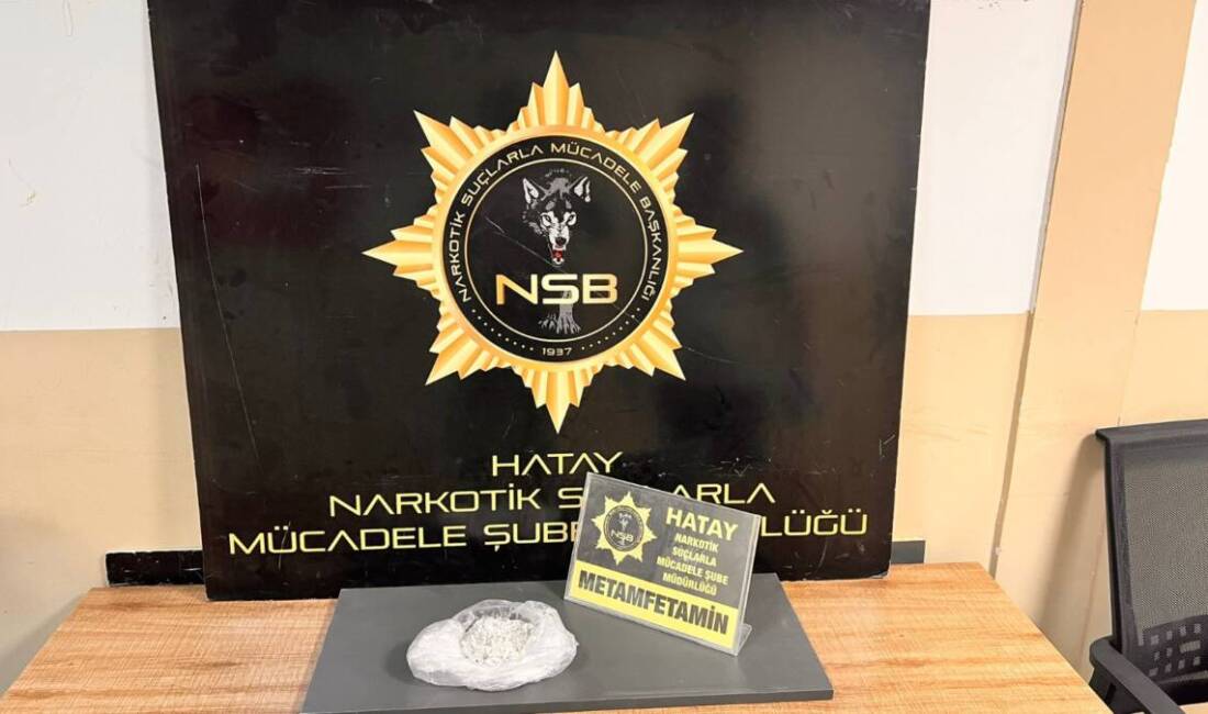 286 Gram Metamfetaminle Yakalanan Şüpheli Tutuklandı Hatay Emniyet Müdürlüğü ekipleri, uyuşturucu madde ticaretine yönelik çalışmalarını aralıksız