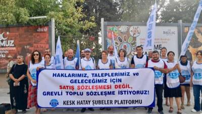 Hatay KESK Şubeler Platformu, hükümetin 2026-2027 yıllarını kapsayan toplu iş